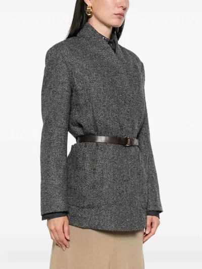 Brunello Cucinelli Suit-type Jacket In Gray