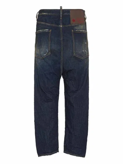 Dsquared2 Pants 5 Pockets In Blue
