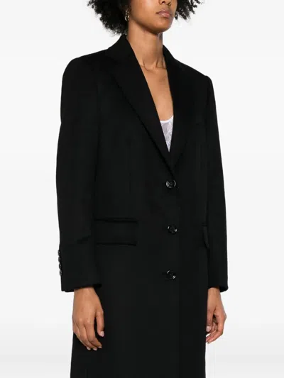 Dolce & Gabbana Single-breasted Coat In Black