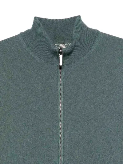 Drumohr Reversible Jacket In Green
