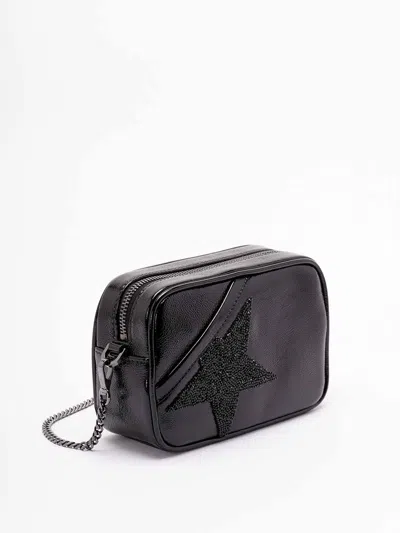 Golden Goose Deluxe Brand Mini Star Embellished Shoulder Bag In Black