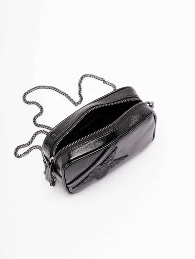 Golden Goose Deluxe Brand Mini Star Embellished Shoulder Bag In Black