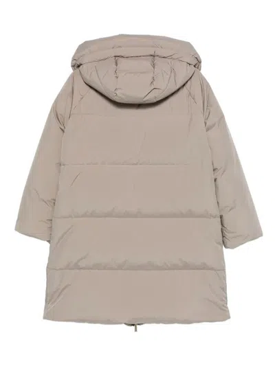 Moorer `clelia` Coat In Neutral