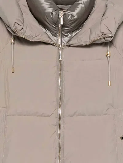 Moorer `clelia` Coat In Neutral