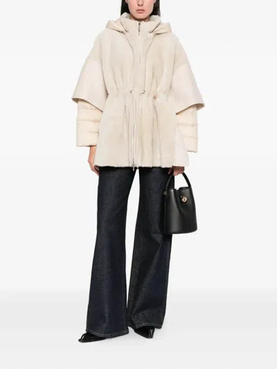 Moorer `raja` Jacket In Neutral