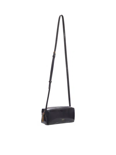Khaite Kye Mini Calfskin Leather Crossbody Bag In Black