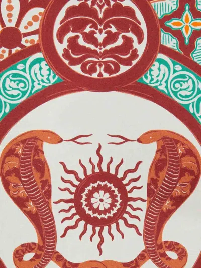 La Doublej Geometric-print Patterned Shirt In Green