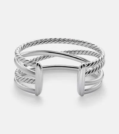 David Yurman Crossover Sterling Silver Bracelet In Silver