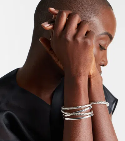 David Yurman Crossover Sterling Silver Bracelet In Silver