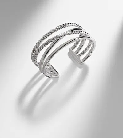 David Yurman Crossover Sterling Silver Bracelet In Silver