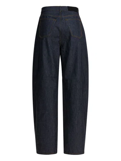 Givenchy Balloon-fit Denim Jeans With Classic Texture In Blue