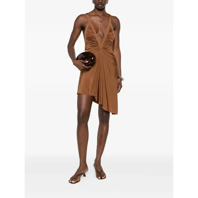 Christopher Esber Dresses Brown In Brown