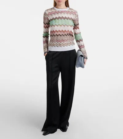 Missoni Chevron-pattern Sweaters In Multi