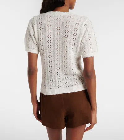 Doen Dôen Monica Alpaca And Wool-blend Sweater In White