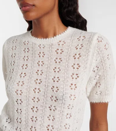 Doen Dôen Monica Alpaca And Wool-blend Sweater In White
