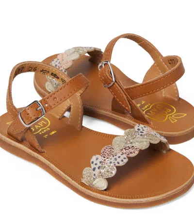 Pom D'api Plagette Leather Sandals In Multi