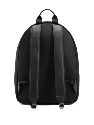 Ami Alexandre Mattiussi Ami Backpack Bag In Smooth Black Polyamide