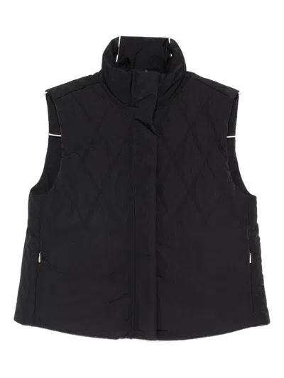 Ea7 Emporio Armani Nylon Down Jacket In Black
