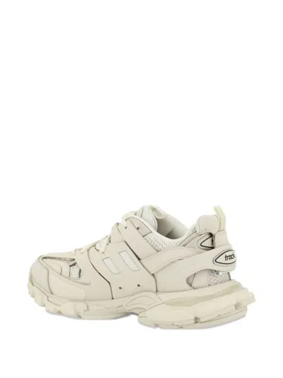Balenciaga White Rubber Athletic Sneakers In Neutral