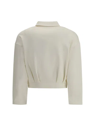 Max Mara Sweatshirts In White