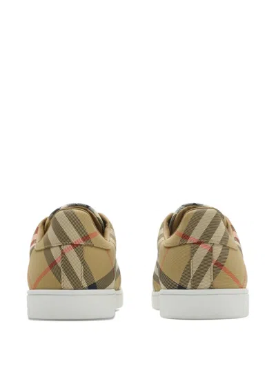 Burberry Neutrals Trainers Men In Animal Print