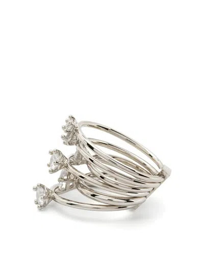 Panconesi Diamanti Orbit Ring Accessories In Silver