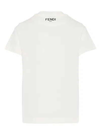 Fendi Graphic T-shirt In White
