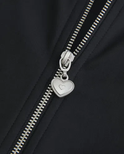 Gilly Hicks Active Recharge Zip-up Jacket In Black