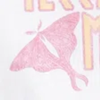 Abercrombie & Fitch Oversized Fleetwood Mac Graphic Tee In White