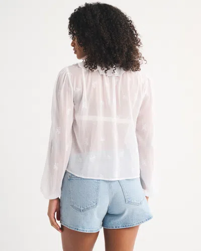 Abercrombie & Fitch Curve Love Mid Rise A-line Short In Brown