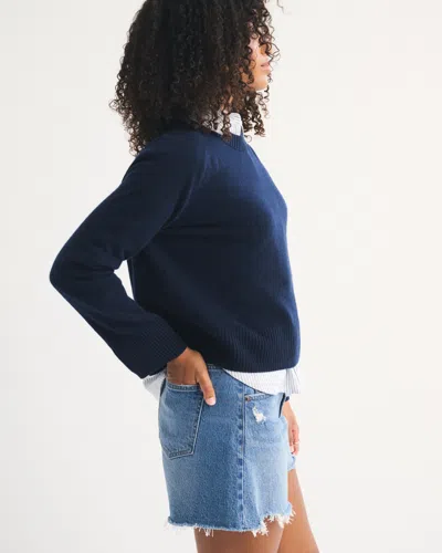 Abercrombie & Fitch Curve Love High Rise Dad Short