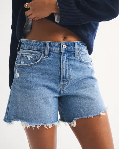 Abercrombie & Fitch Curve Love High Rise Dad Short
