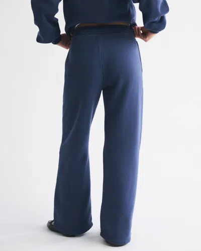 Abercrombie & Fitch High Rise Sunday Wide Leg Sweatpant In Brown