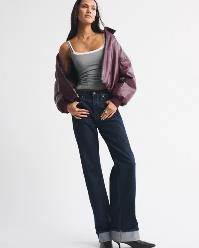 Abercrombie & Fitch Bra-free Double-layered 90s Cami In Gray