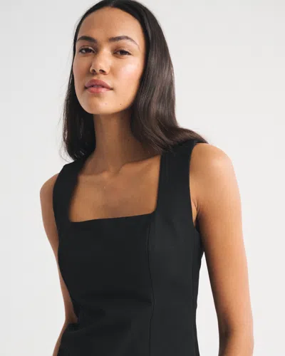 Abercrombie & Fitch A&f Forme Squareneck Top In Black