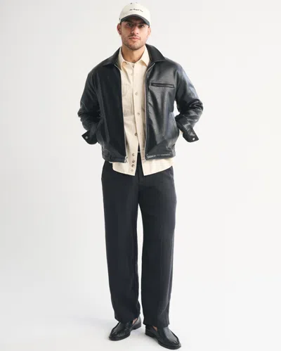 Abercrombie & Fitch Denim Button-up Shirt In Neutral