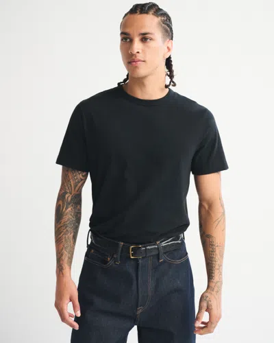Abercrombie & Fitch Classic Essential Tee In Black