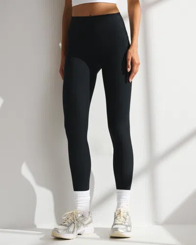 Abercrombie & Fitch Ypb Studioflex 7/8-length Pocket Legging In Black