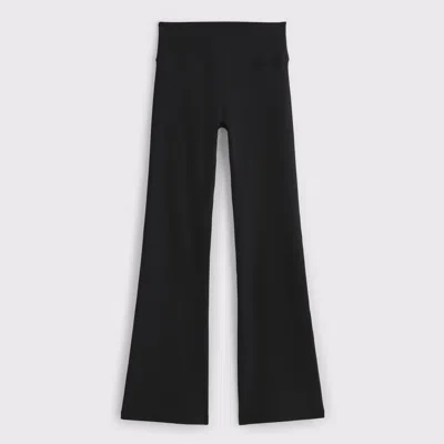 Abercrombie & Fitch Ypb Sculptlux Curve Love Flare Legging In Black