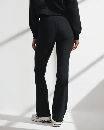 Abercrombie & Fitch Ypb Sculptlux Curve Love Flare Legging In Black