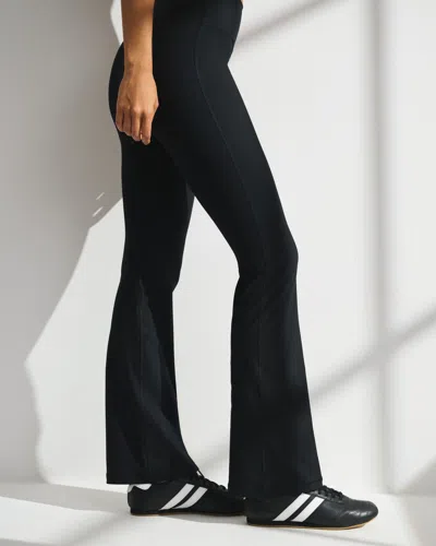 Abercrombie & Fitch Ypb Sculptlux Curve Love Flare Legging In Black