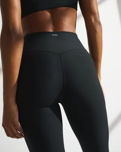 Abercrombie & Fitch Ypb Sculptlux Curve Love 7/8-length Pocket Legging In Black