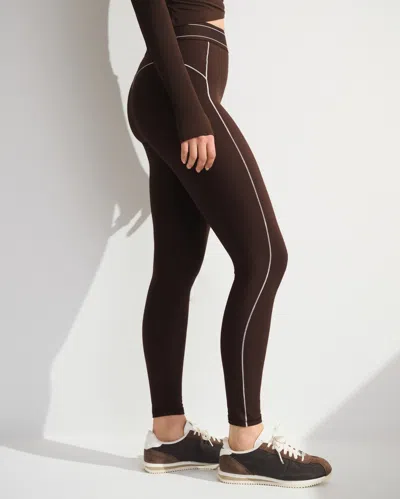 Abercrombie & Fitch Ypb Sculptlux 7/8-length Legging In Brown