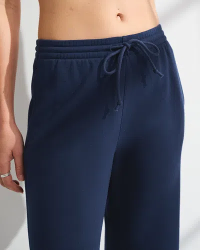Abercrombie & Fitch Ypb On The Go Wide Leg Pant In Blue