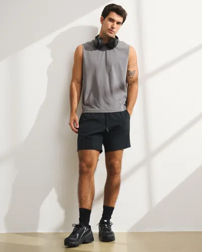 Abercrombie & Fitch Ypb Performance Cotton-blend Muscle Tank In Gray