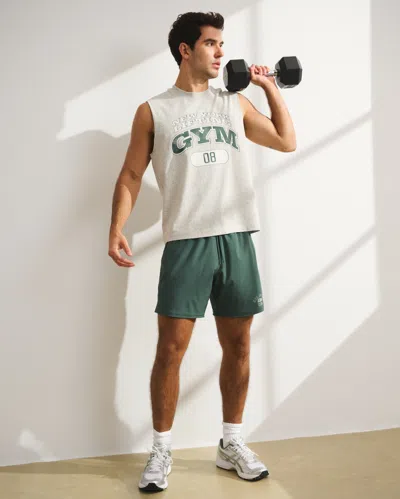 Abercrombie & Fitch Ypb Performance Cotton-blend Muscle Tank In White