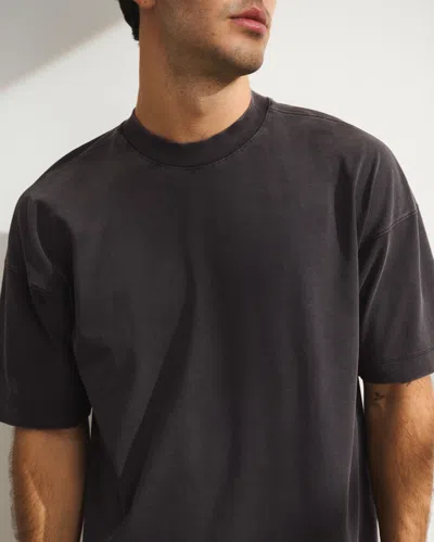 Abercrombie & Fitch Ypb Performance Cotton-blend Pump Cover Tee In Black