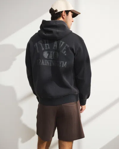 Abercrombie & Fitch Ypb Neoknit Max Popover In Black