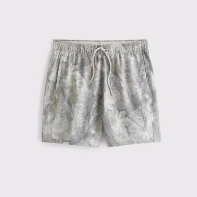 Abercrombie & Fitch Ypb Motiontek Unlined Training Short In Brown