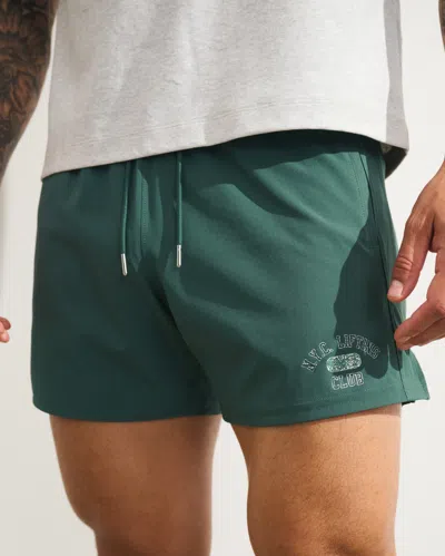 Abercrombie & Fitch Ypb Motiontek Unlined Training Short In Green